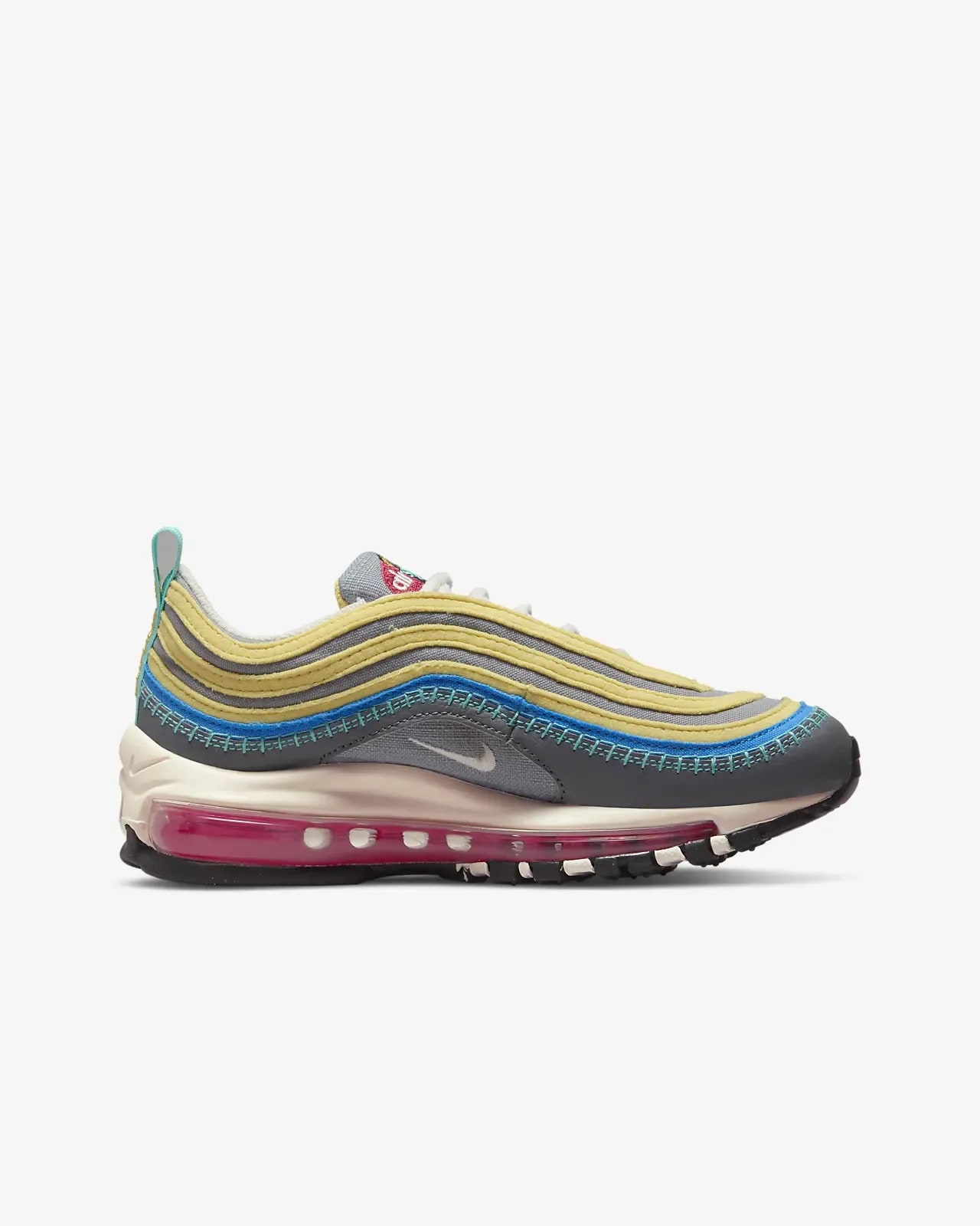 Yellow air max shop 97 grade school