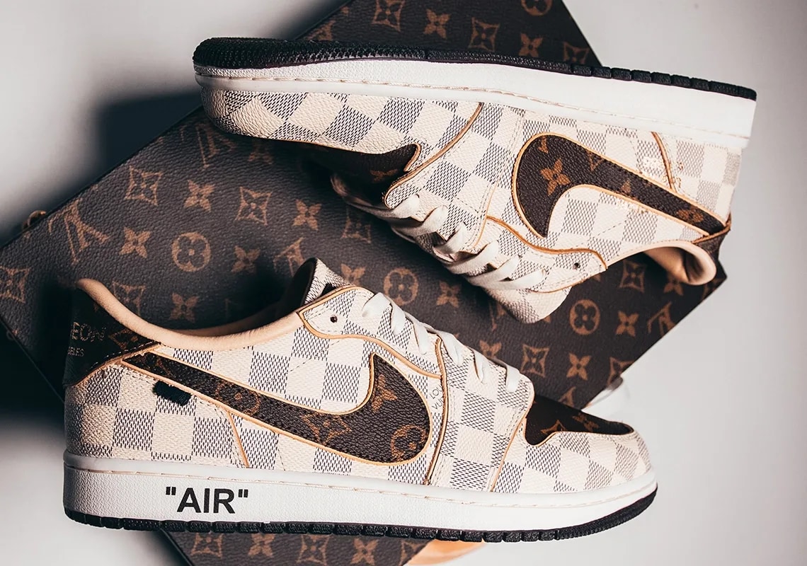 The Shoe Surgeon Celebrates Virgil's Legacy with Custom LV Air Jordan 1s