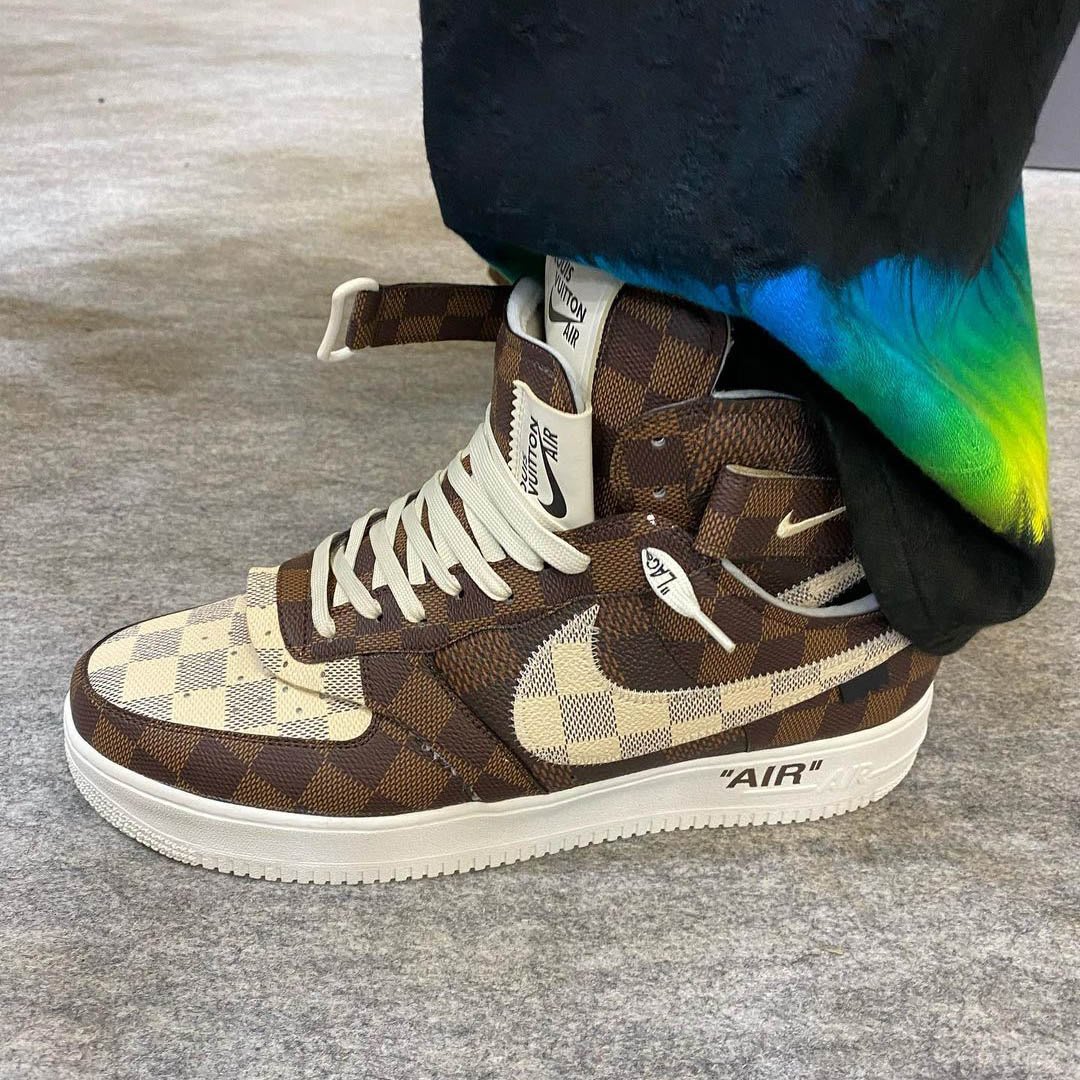 Louis Vuitton Set To Release A Luxury Draped Nike Air Force 1