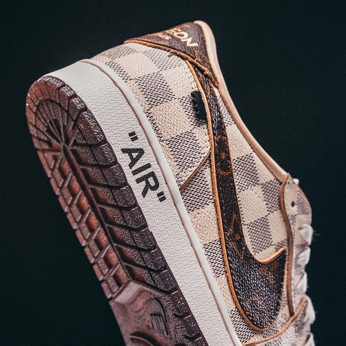 The Shoe Surgeon Crafts Custom Louis Vuitton Air Jordan 1 Inspired by  Virgil Abloh-Designed Air Force 1 - Sneaker Freaker