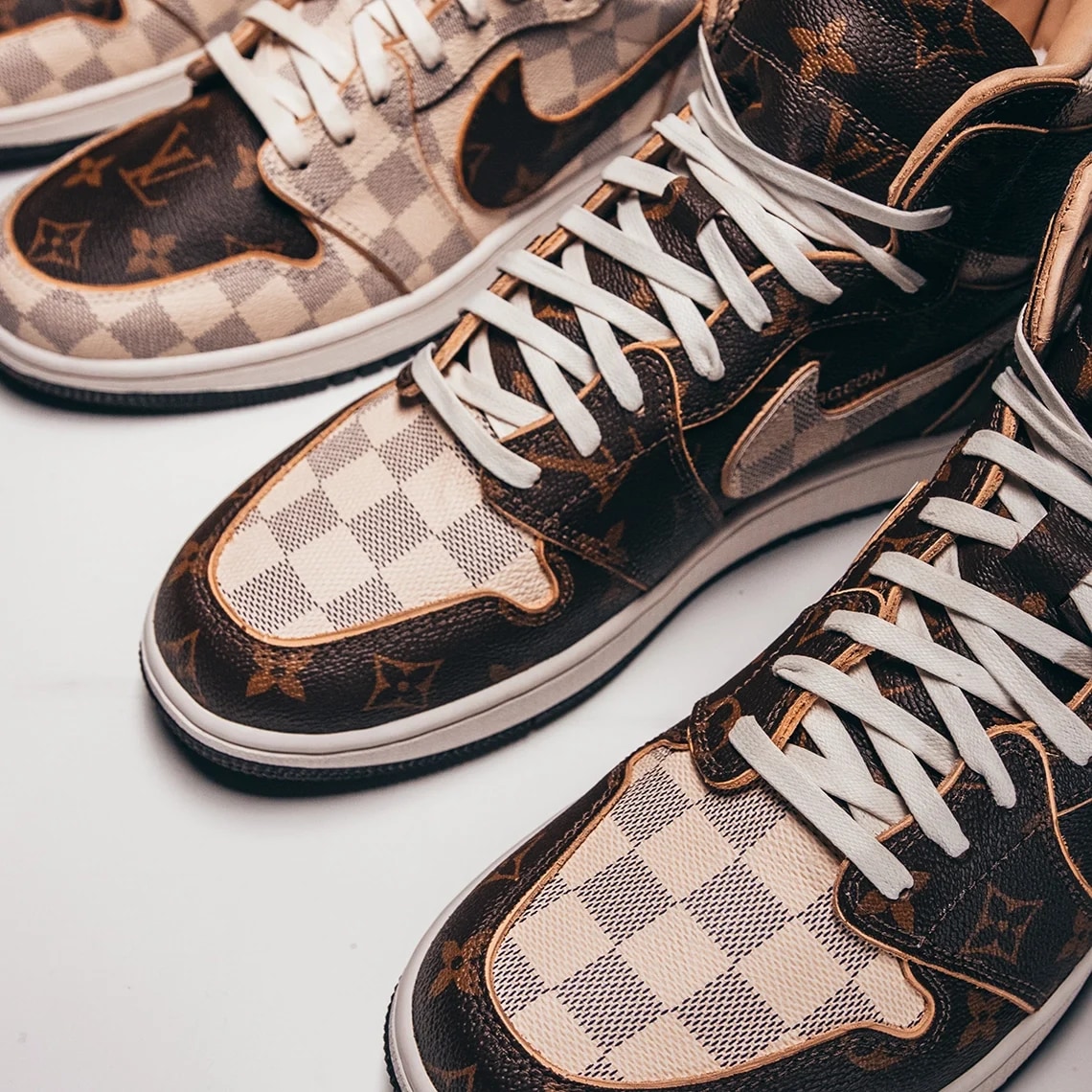 The Shoe Surgeon Crafts Custom Louis Vuitton Air Jordan 1 Inspired