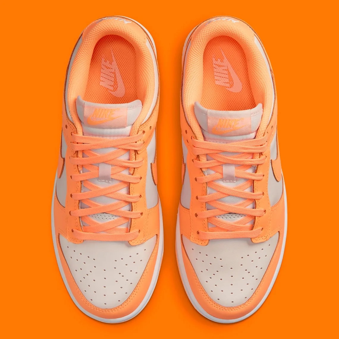 nike dunk low peach cream