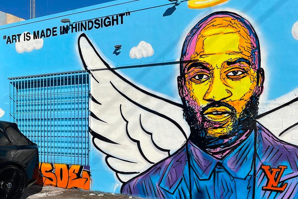 Virgil Abloh Vibrant Illustration - BIG Wall Décor