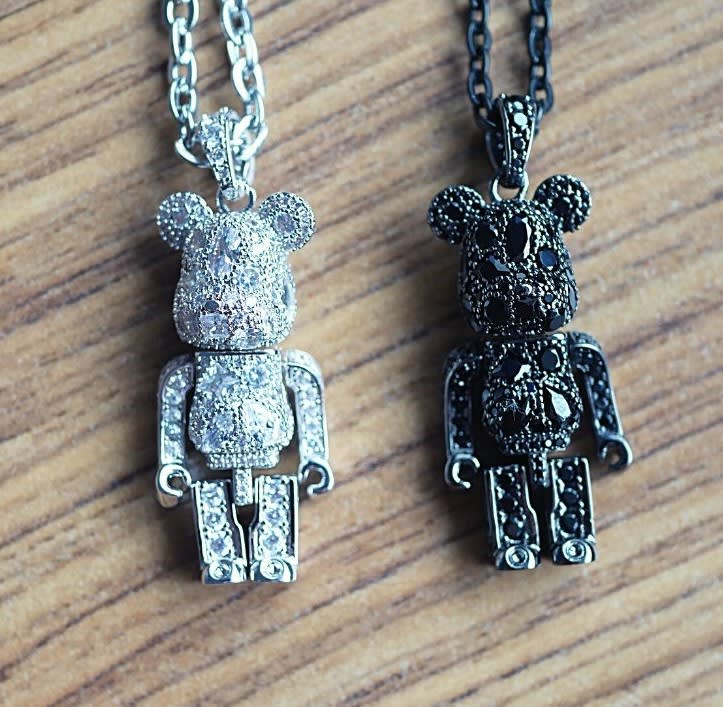 Medicom | Masu Be@rbrick 50% Necklace | Accessories | Bronze | O/S