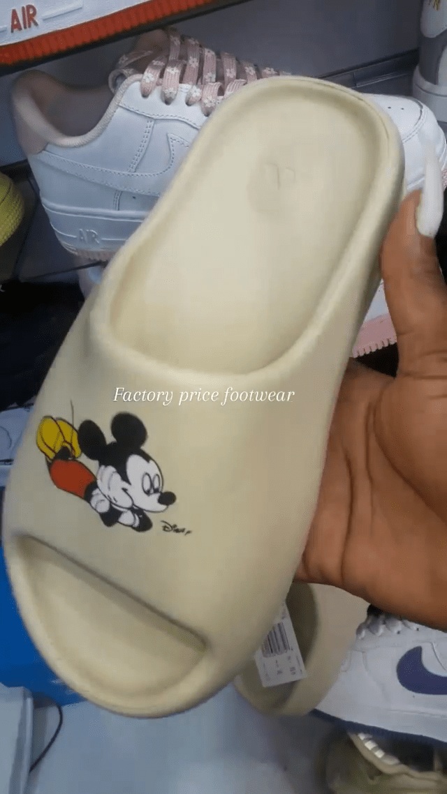 Mickey mouse yeezy slides new arrivals