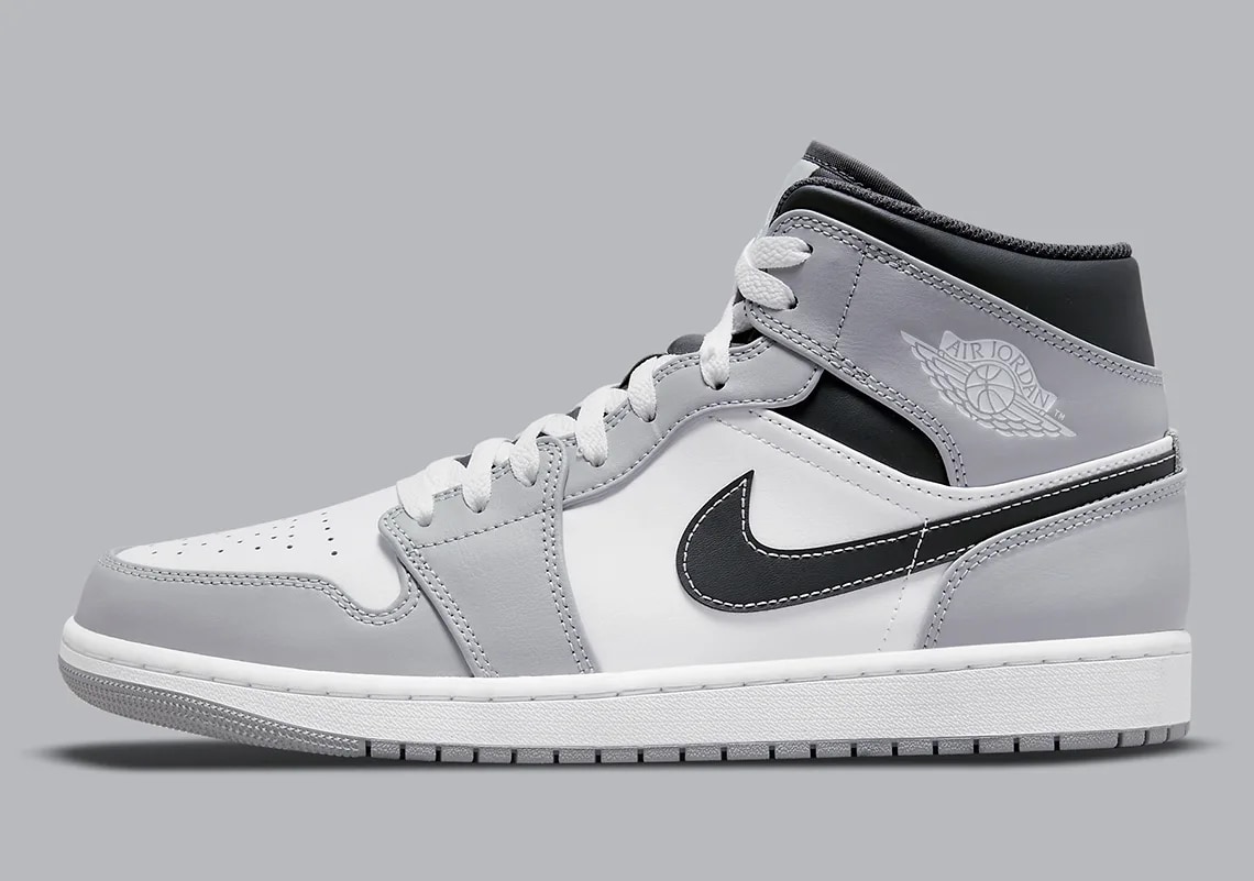 Air Jordan 1 Mid Light Smoke Grey Shelflife