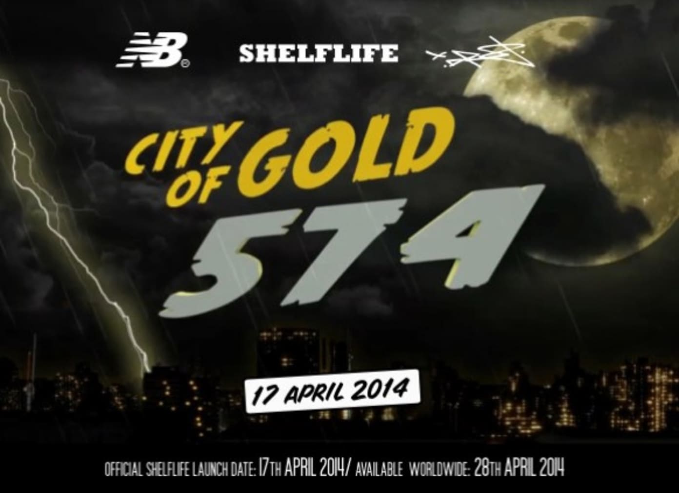 New Balance x Shelflife x Dr.Z - &quot;City of Gold 574&quot;