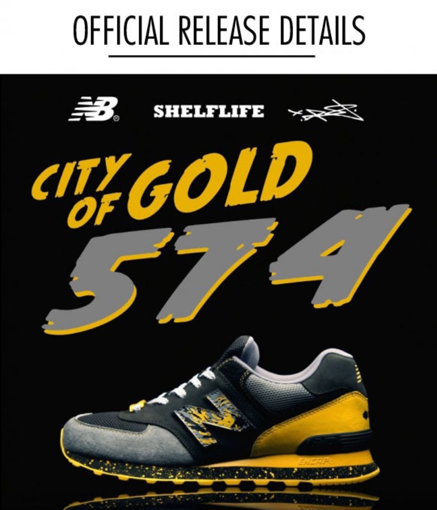 Official Release Details: New Balance x Shelflife x Dr.Z - City of Gold 574