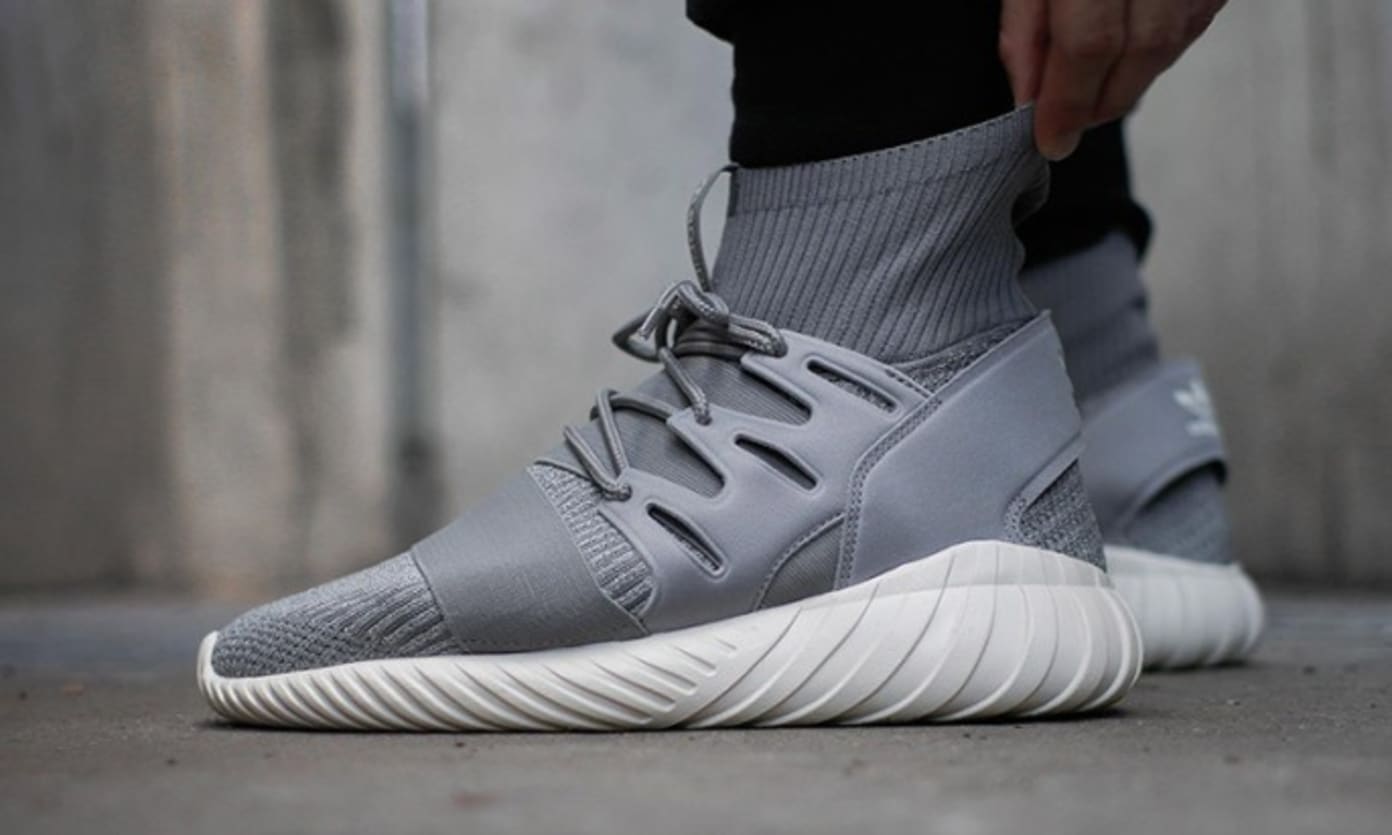 adidas Originals Tubular Doom Primeknit Solid Grey &amp; Core Black