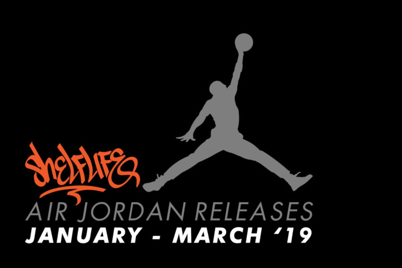 Nike Air Jordan Release Dates January - March 2019