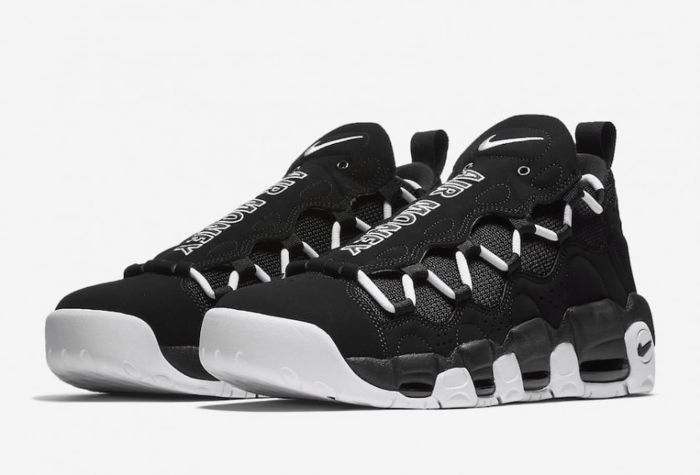 Nike Air More Money In Black/White