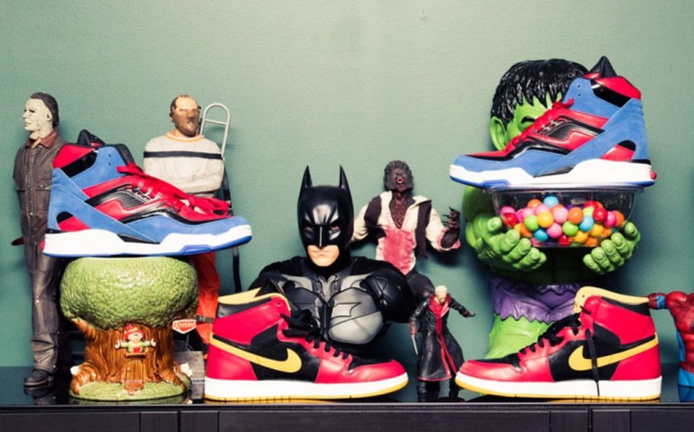 "The Boss" and his sneaker collection