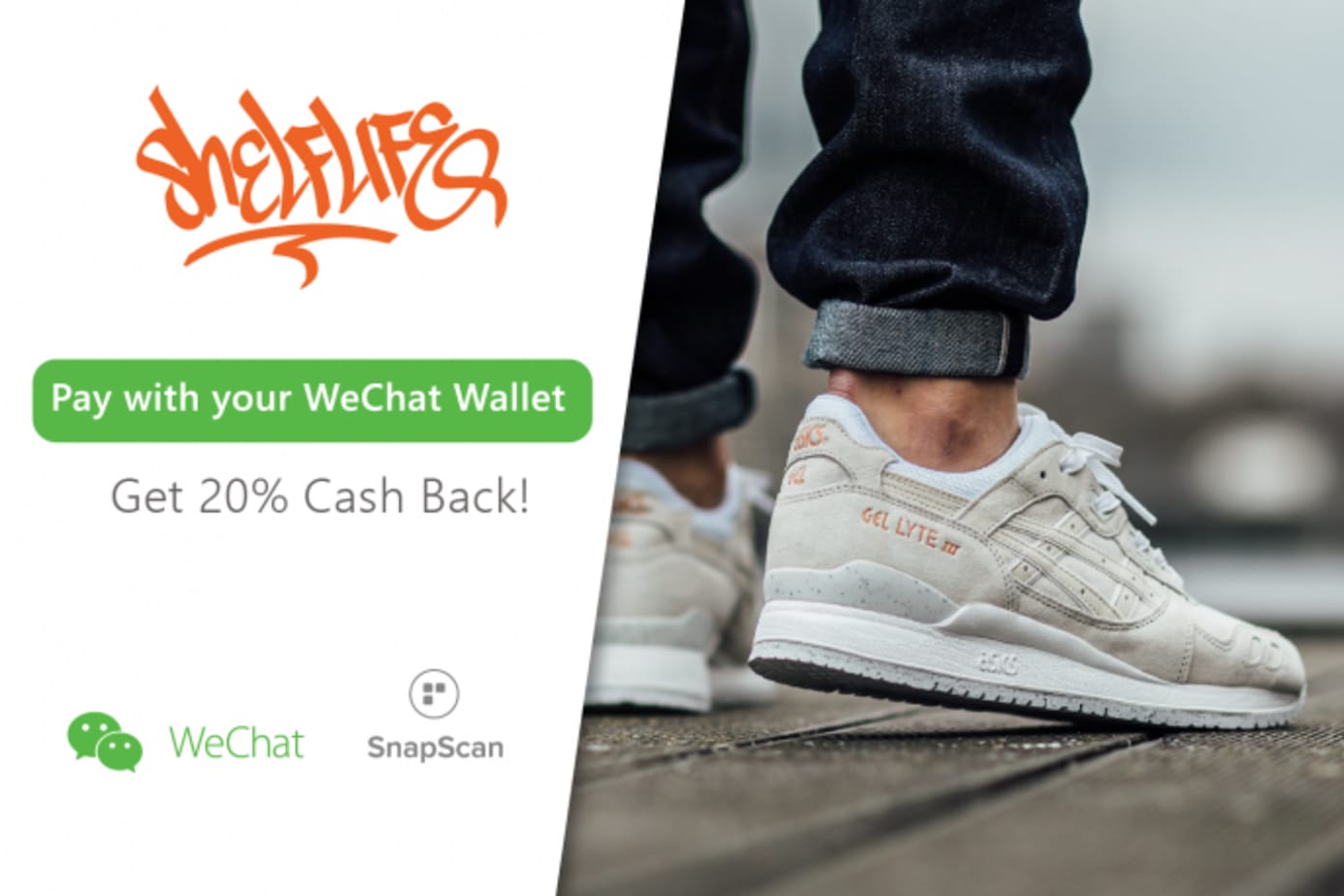 Shelflife &amp; ASICS: WeChat Wallet ”“ SnapScan Cash-back Promotion