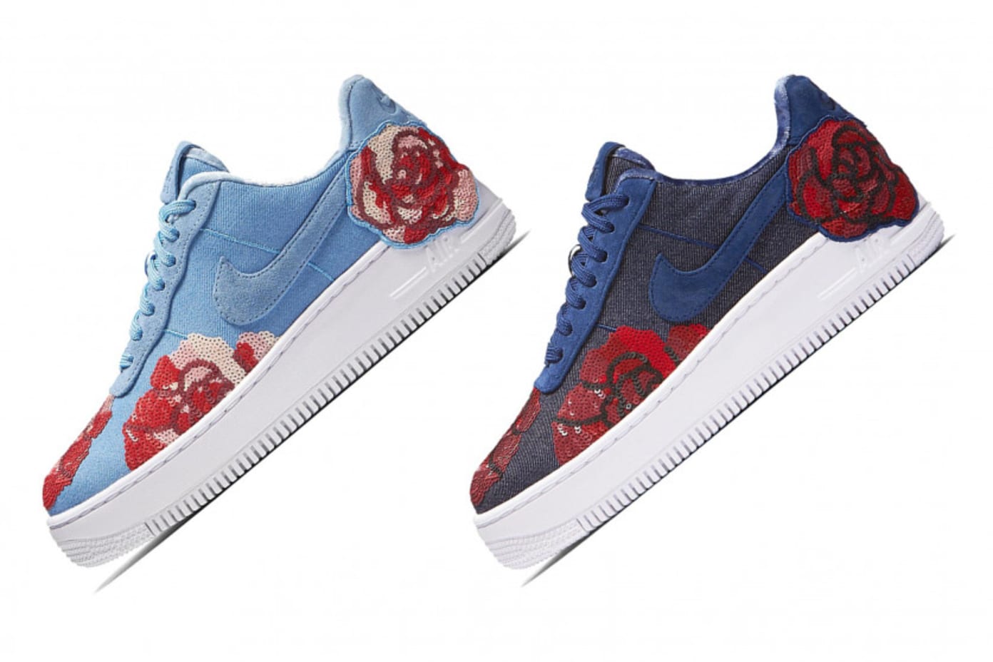 Nike Air Force 1 Low "Floral Sequin" Pack