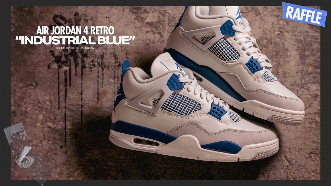 Air Jordan 4 Retro 'Industrial Blue' Raffle