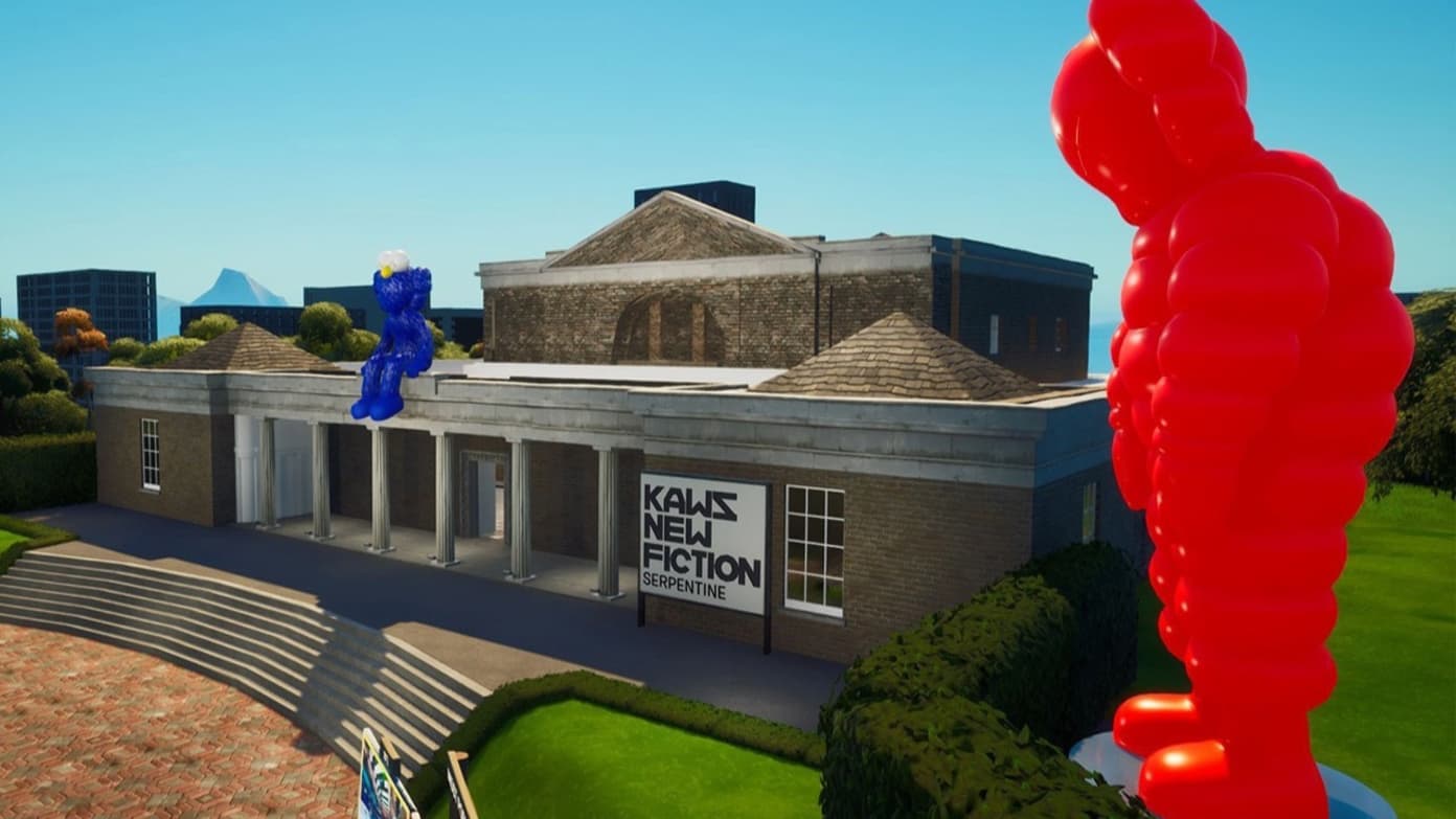 See the Latest KAWS Exhibition in Fortnite Right Now