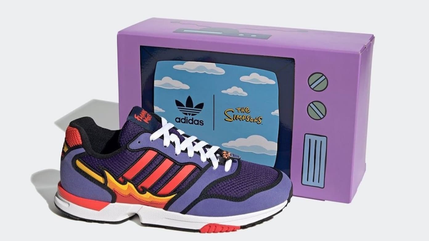 The Simpsons x adidas ZX 1000 'Flaming Moe's'