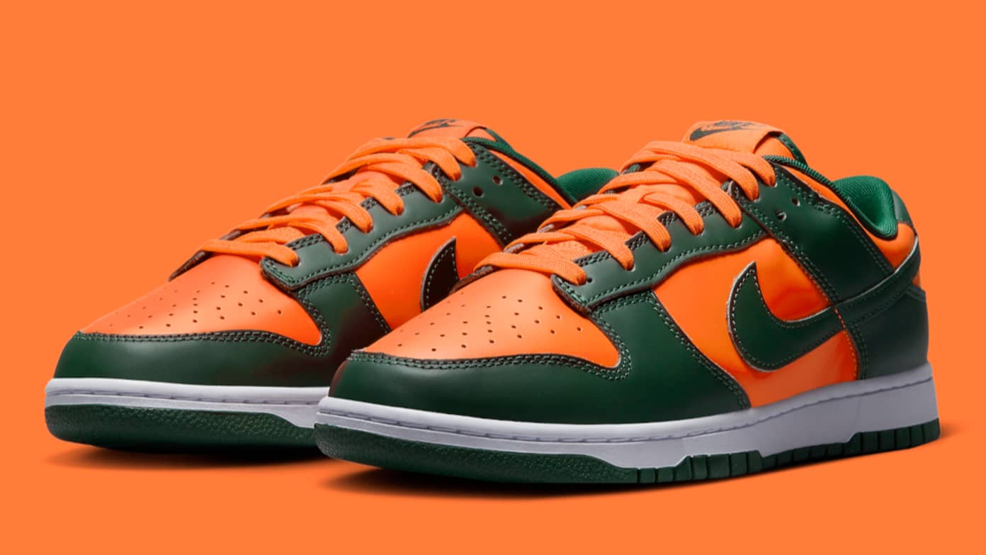 Nike Dunk Low - 'Miami Hurricanes'