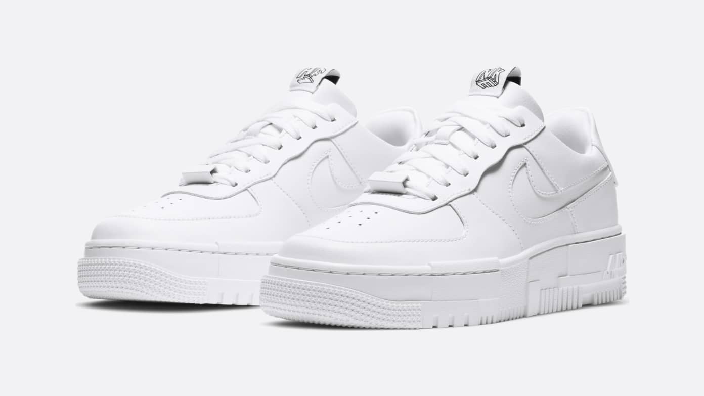 Nike Women's Air Force 1 Pixel - 'Triple White'