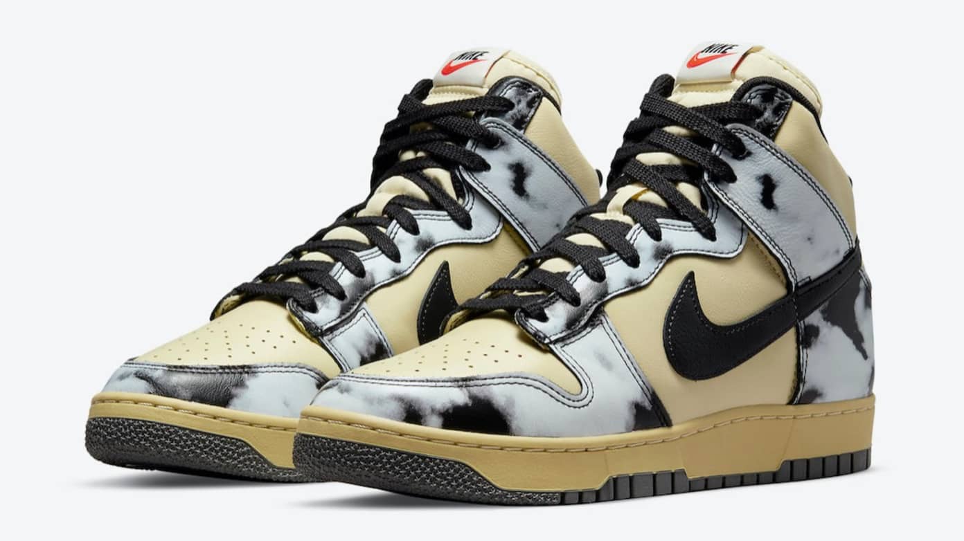 Nike Dunk High 1985 Black Acid Wash Shelflife