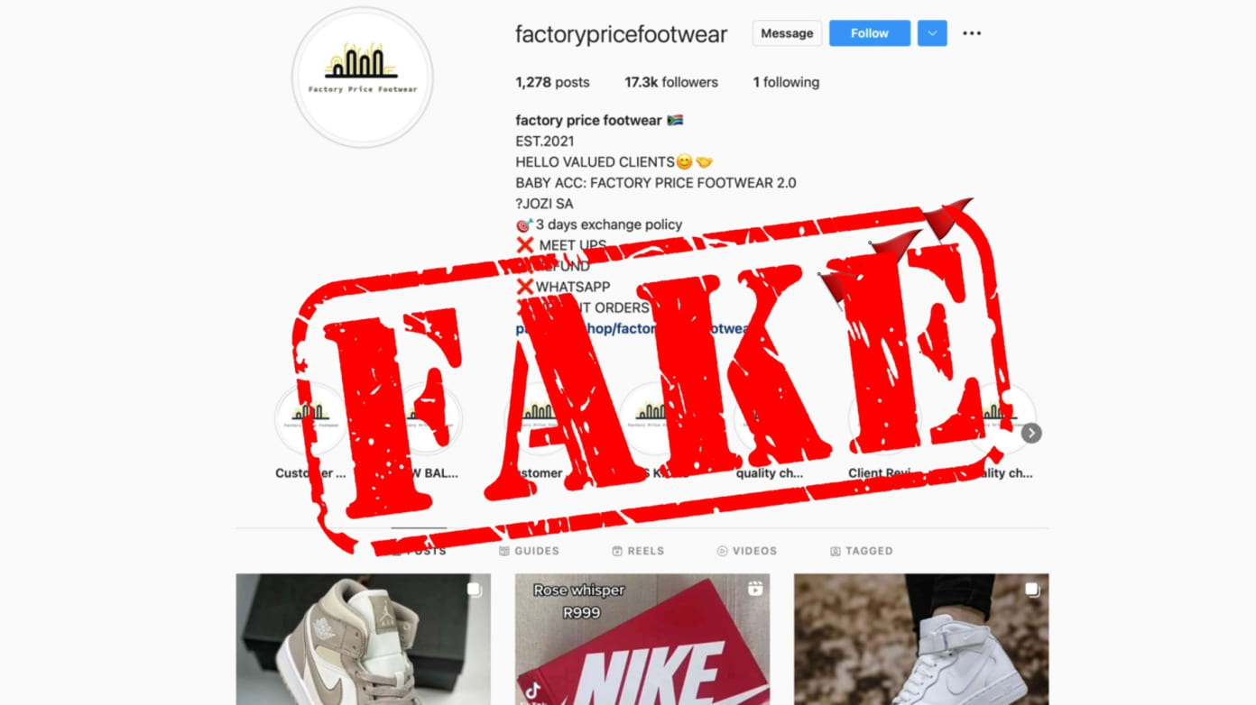 Fake Friday: Factory Price Footwear