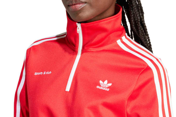 Sporty Rich x adidas Women s Half Zip Track Top
