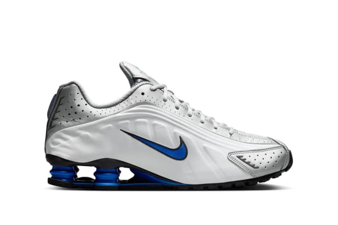 nike shox r4 blue