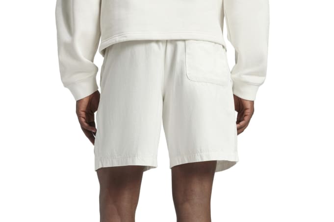 Adidas shorts white deals