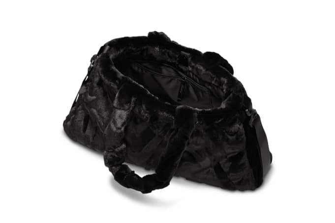 fluffy nike duffel bag