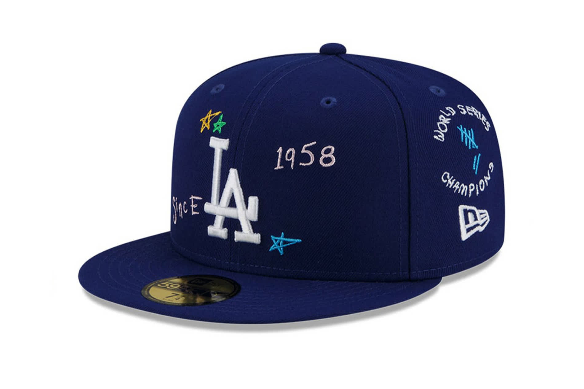 New Era LA Dodgers MLB Scribble 59FIFTY Fitted Cap