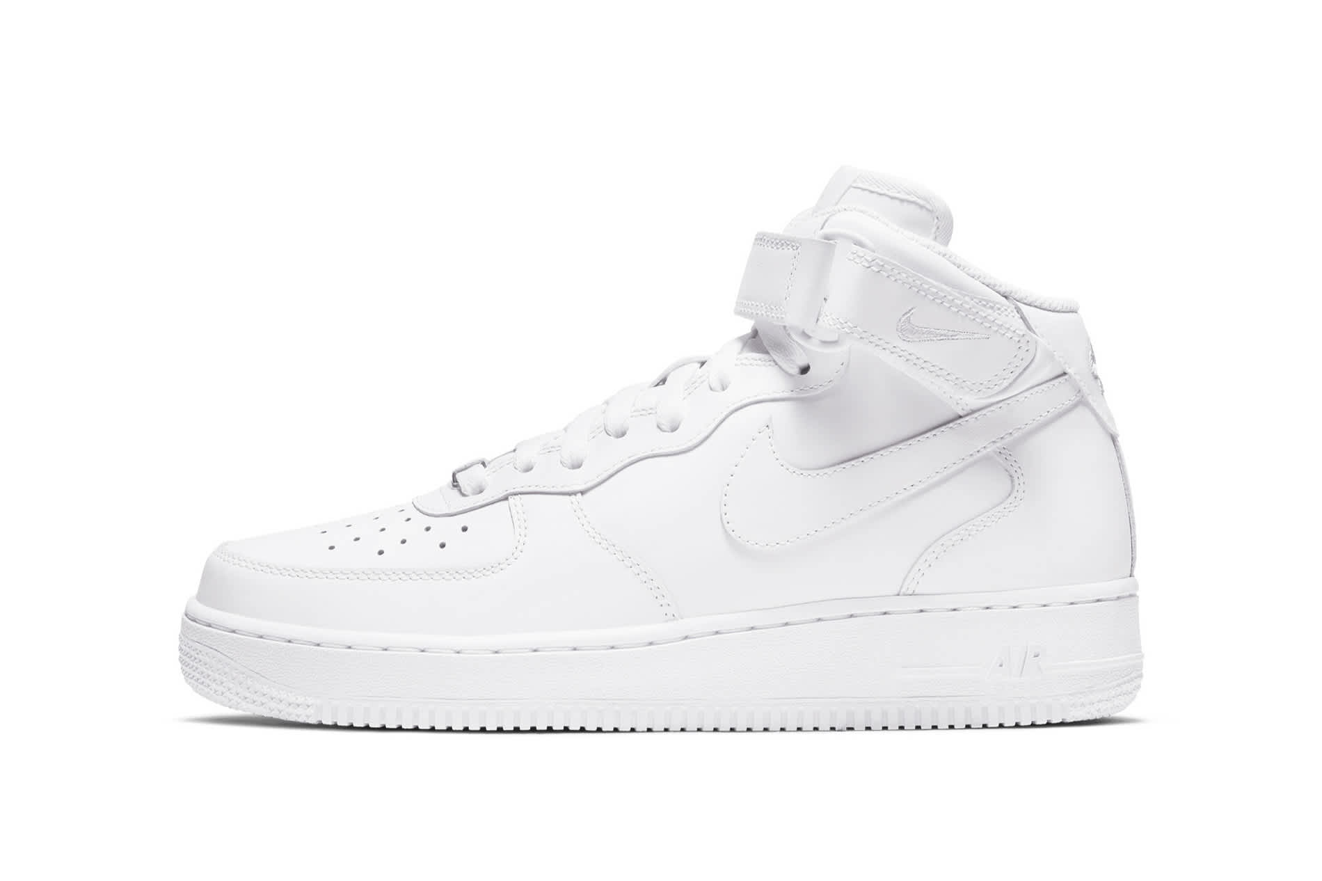 Nike Women's Air Force 1 '07 Mid 'Triple White' | Shelflife