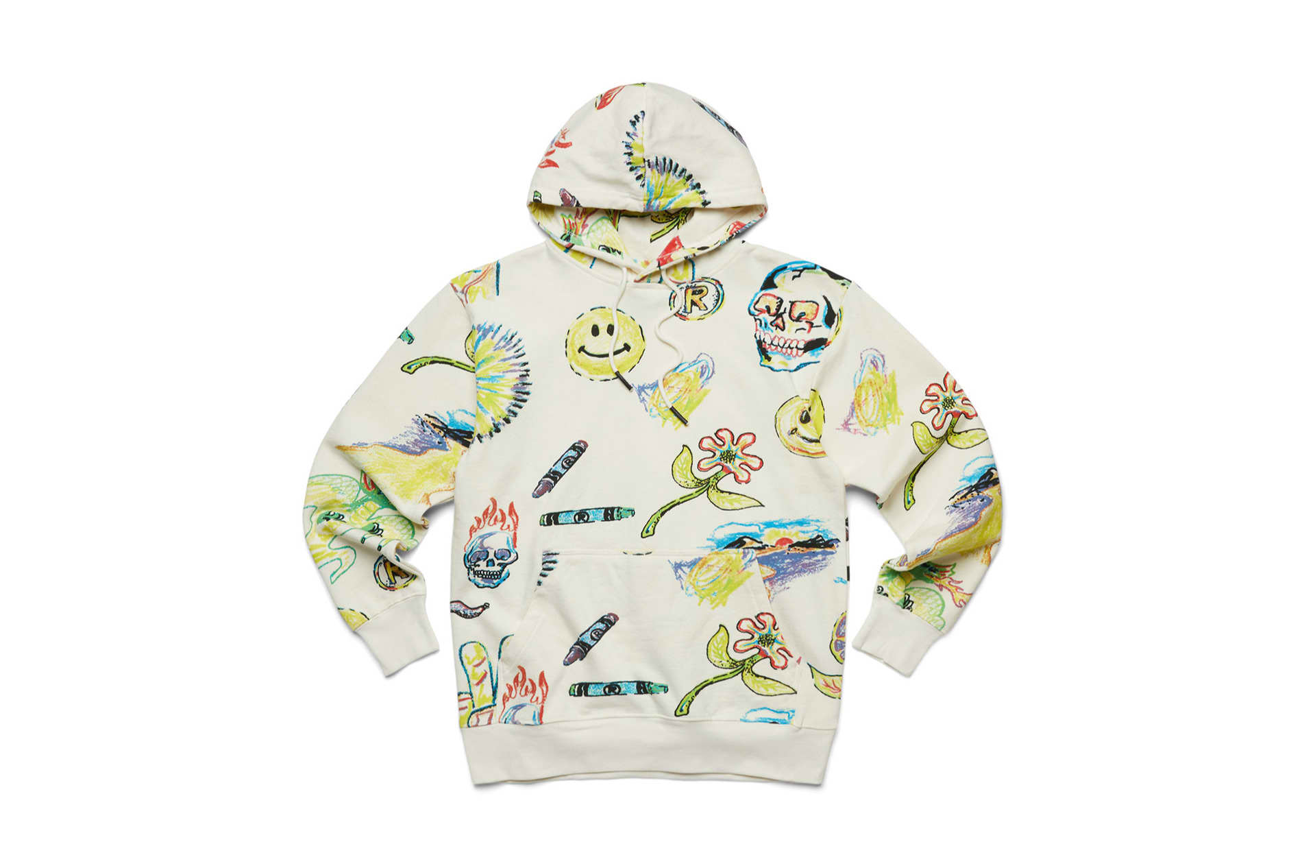 Market Smiley Market Coloring Book AOP Hoodie | Shelflife