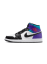 Air Jordan 1 Mid 'Teal/Purple'