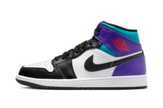 Air Jordan 1 Mid 'Teal/Purple'