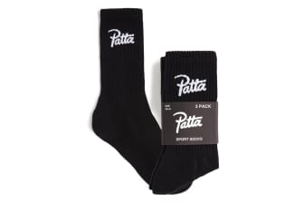 Patta Script Logo Sport Socks 2-Pack