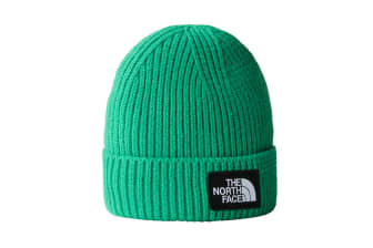 North Face TNF Logo Box Cuffed Beanie