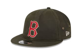 New Era Boston Red Sox Waxed Canvas Retro Crown 9FIFTY Adjustable Cap