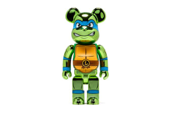 Medicom Toy Bearbrick Leonardo Chrome (Teenage Mutant Ninja Turtles) 1000%