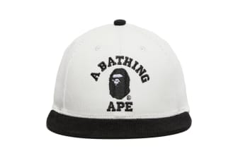 Bape Corduroy College Snap Back Cap