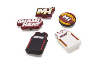 Crocs NBA Miami Heat 5 Pack Jibbitz 