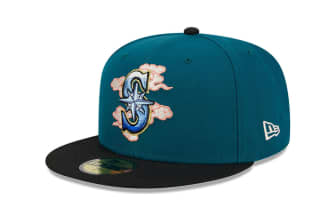 New Era Seattle Mariners Cloud Spiral 59FIFTY Fitted Cap