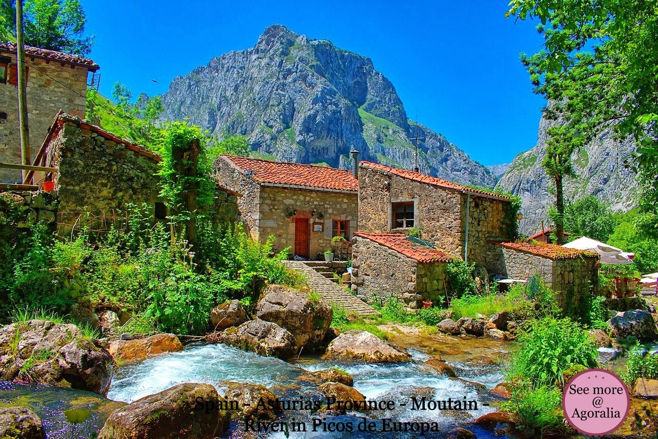 Spain - Asturias Province - Moutain - River - Picos de Europa