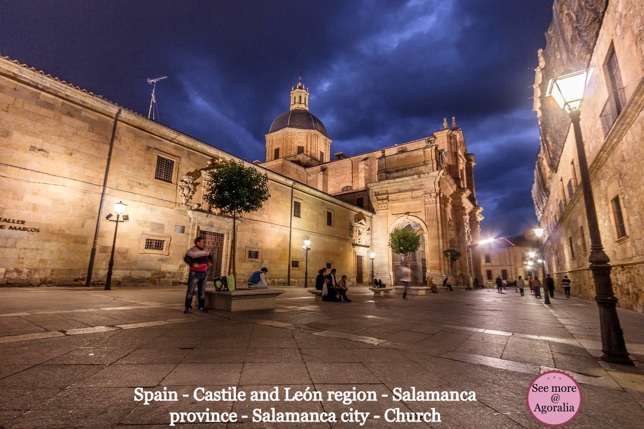 Spain - Castile and León region - Salamanca province - Salamanca city - Church