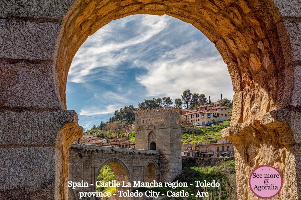 Spain - Castile La Mancha region - Toledo province - Toledo City - Castle - Arc
