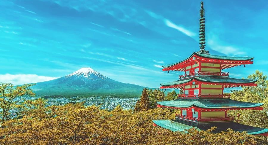 Japan-Shizuoka-Mount-Fuji-Autumn