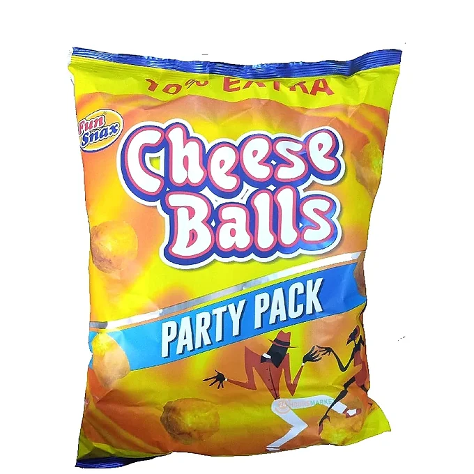 fun snax cheese balls 90g x 3