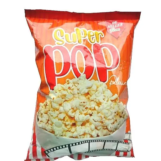super pop plain popcorn 28g x 15