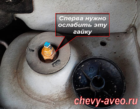 замена опоры амортизатора chevrolet aveo замена опоры амортизатора chevrolet aveo
