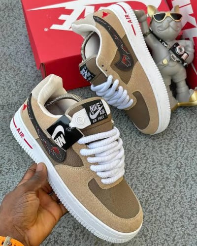 Air Force 1 Low Custom "Mocha Sand"