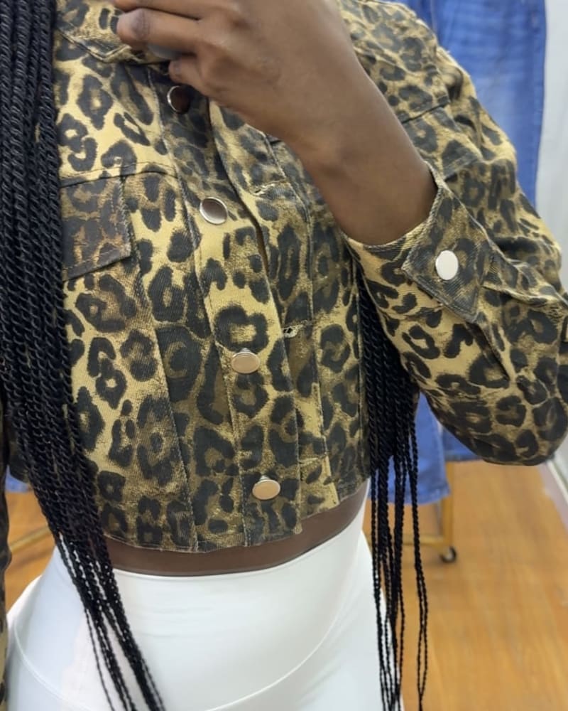 Nova Leopard Printed Jackets